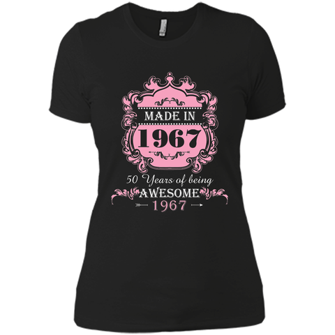Made In 1967 T Shirt- 50 Years Old 50th Birthday Gift