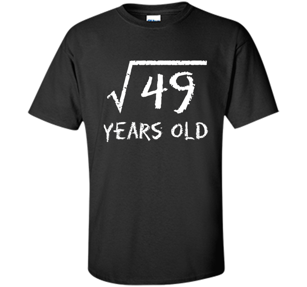 Square Root of 49: 7th Birthday 7 Years Old T-Shirt