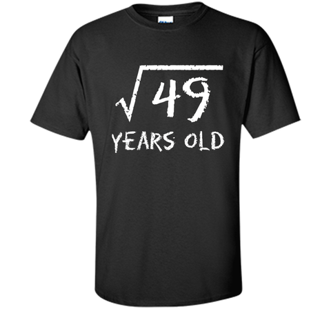 Square Root of 49: 7th Birthday 7 Years Old T-Shirt