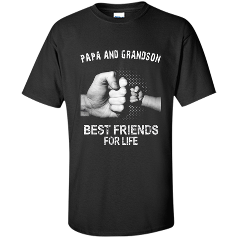 Mens Papa and Grandson Best Friends For Life Shirt