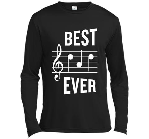 Best Dad Ever T-Shirt Funny Music Note Father's Gift