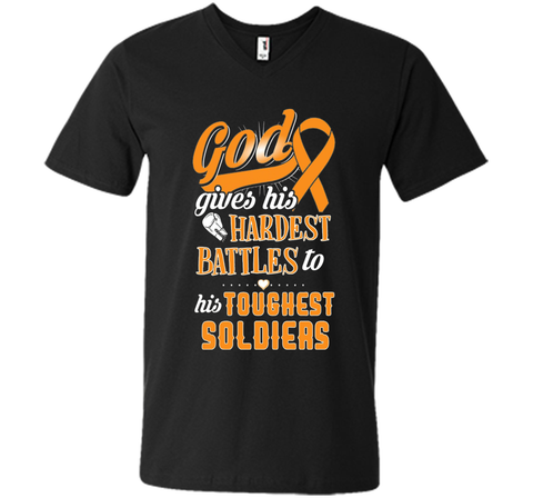 God Gives His Hardest Battles To His Toughest Soldiers Shirt