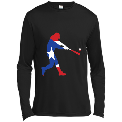 Puerto Rico Baseball T Shirt PR Batter Classic Flag T-Shirt