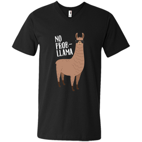 No Prob Llama - Funny Cute Llama Quote Illustration T Shirt