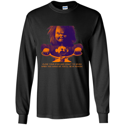 (1) close your eyes, you'll be in heaven, halloween day LS Ultra Cotton Tshirt