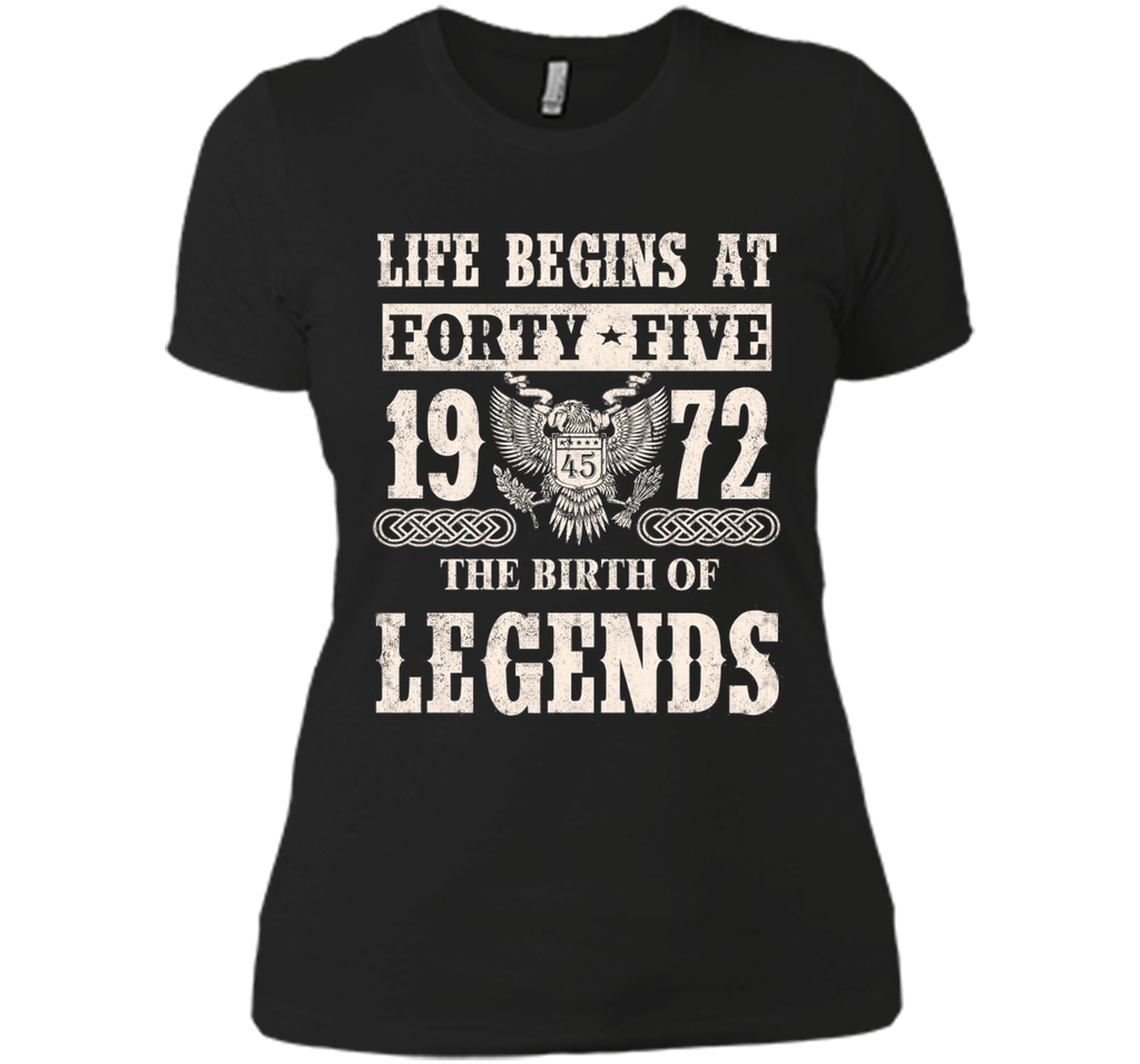 Life Begin At Forty-Five 1972 T Shirt