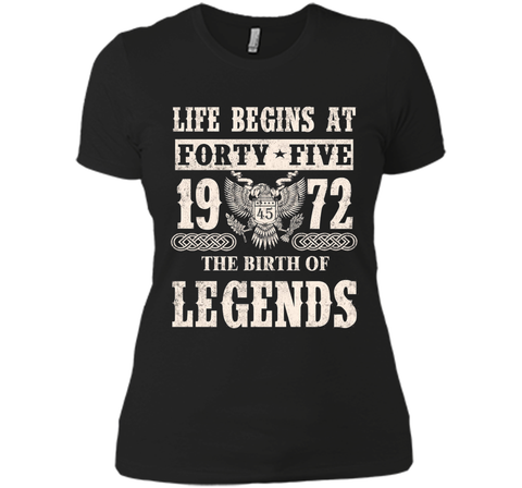 Life Begin At Forty-Five 1972 T Shirt