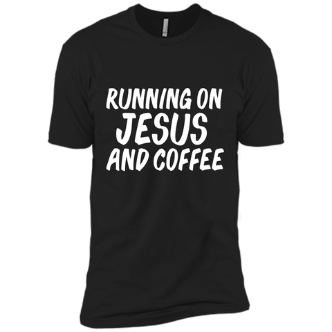 Runnnig on Jesus And Coffee Christian Jesus Lover T-shirt