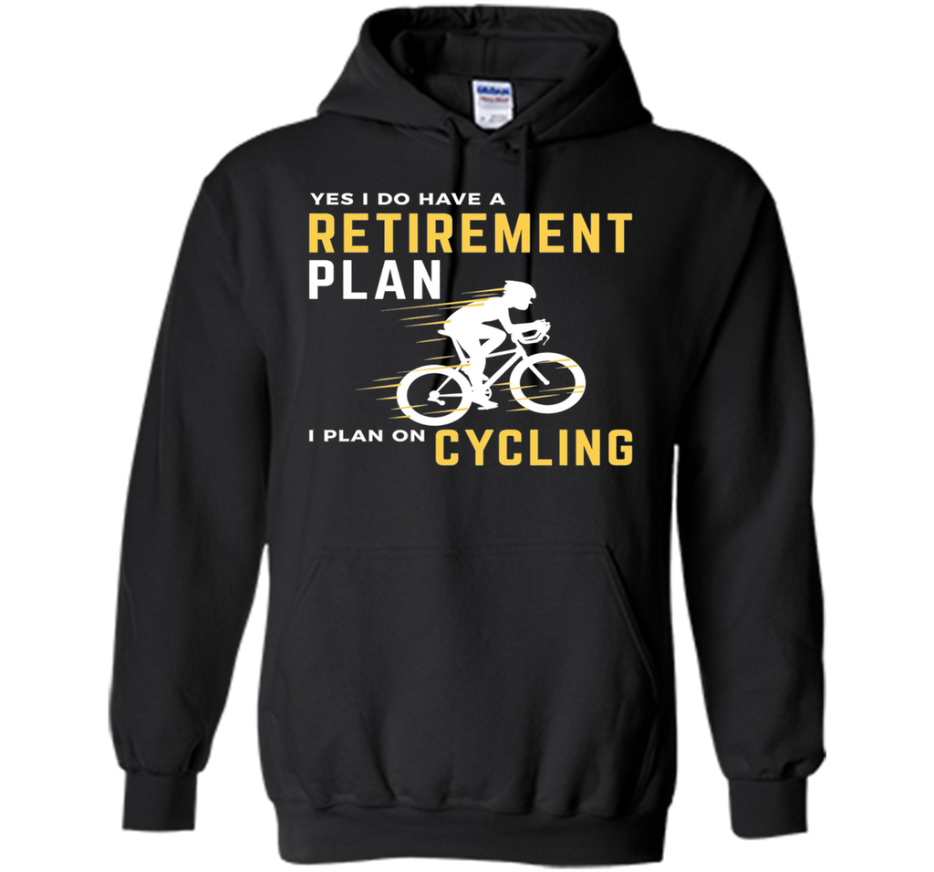 Retirement Plan Funny Bicycle Cycling Humor Graphic T-Shirt