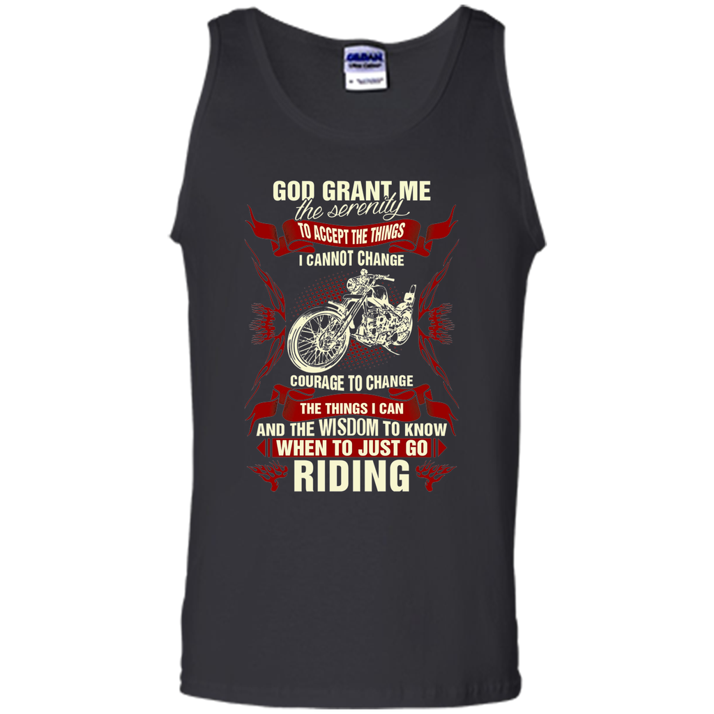 God Grant Me Serenity To Accept The Things Riding T shirt