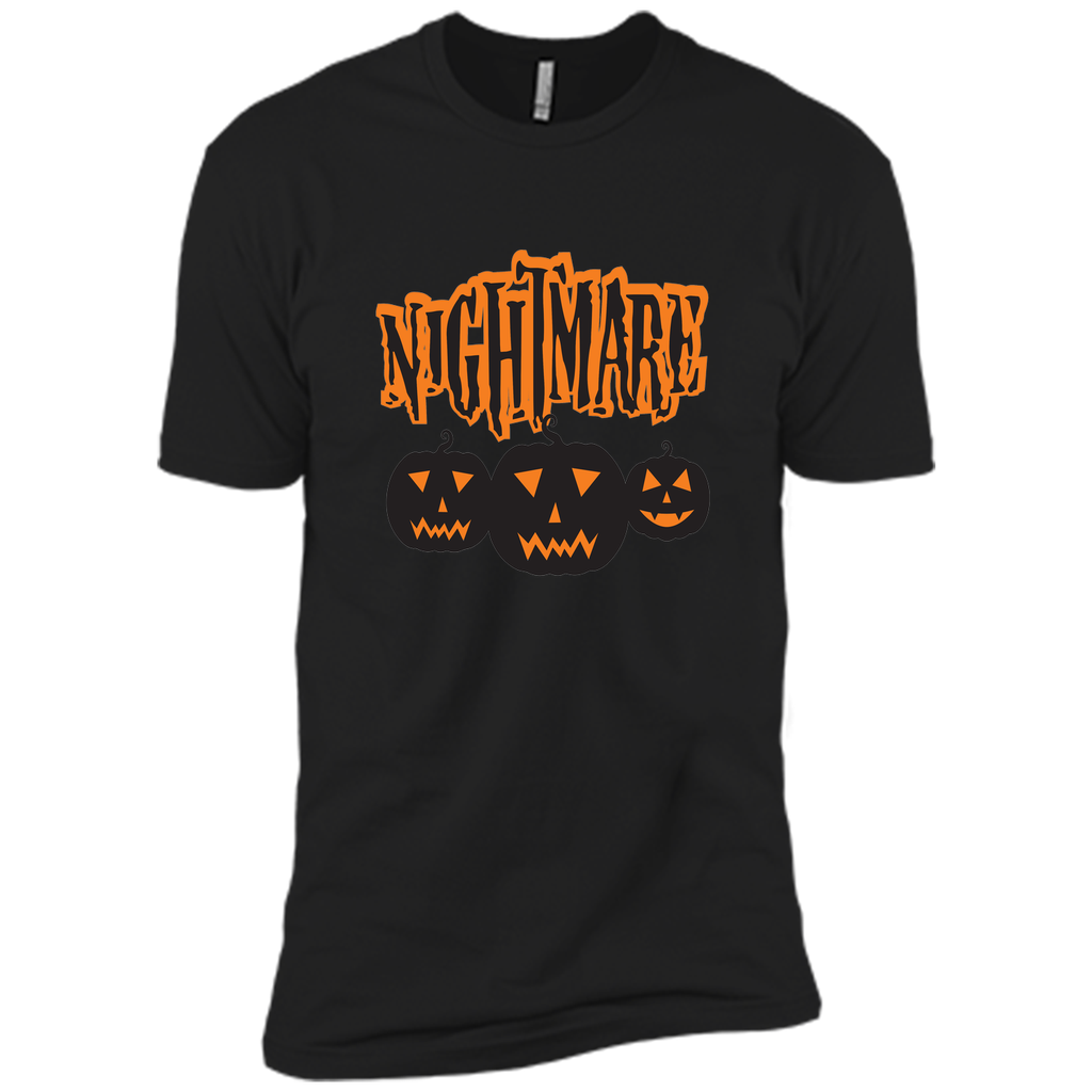 nightmare pumpkin halloween Next Level Premium Short Sleeve Tee