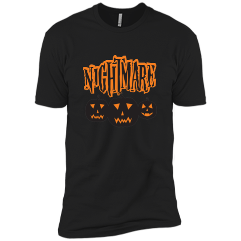 nightmare pumpkin halloween Next Level Premium Short Sleeve Tee