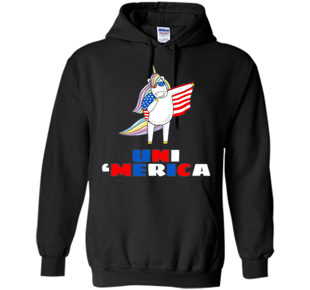 UniMerica 4th Of July Unicorn Ma Memorial Day Funny T-shirt