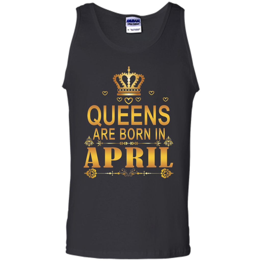 QUEENS ARE BORN IN APRIL SHIRT