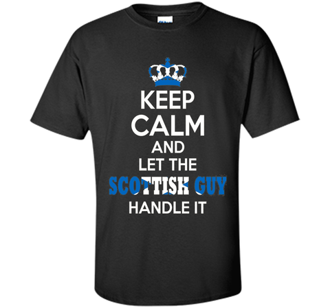 Cool Shirts For Men/Boys. Keep Calm Scottish Guy. Great Gift
