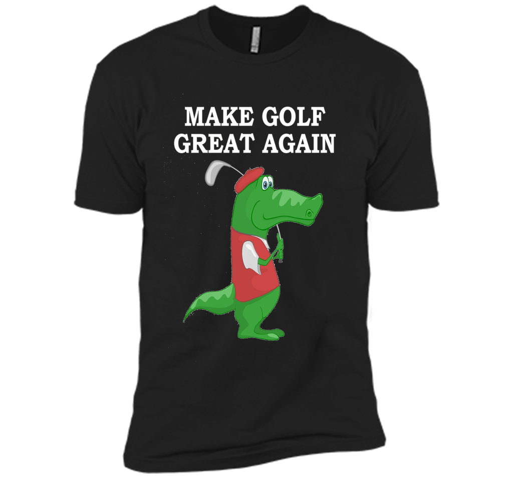 Make Golf Great Again Funny Joke Alligator Shirt