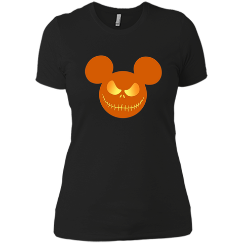 funny mickey halloween Next Level Ladies Boyfriend Tee