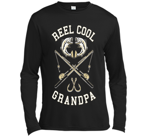 Mens Reel Cool Grandpa Funny Fishing T-Shirt