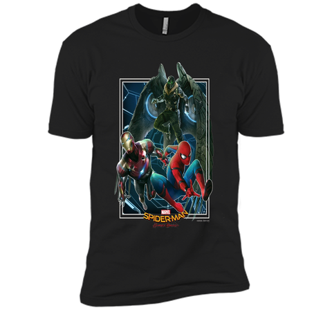 Marvel Spider-Man Homecoming Iron Man Vulture Battle T-Shirt