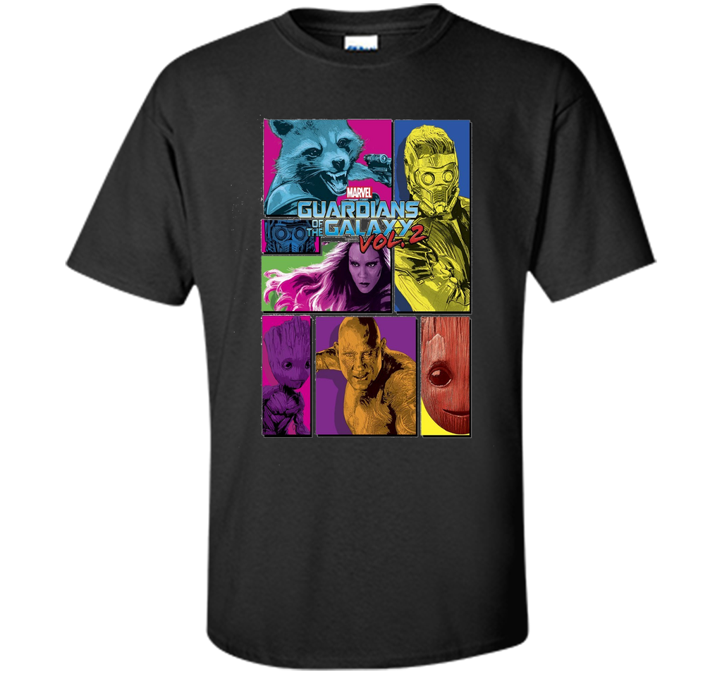 Marvel Guardians of the Galaxy 2 Team Puzzle Graphic T-Shirt
