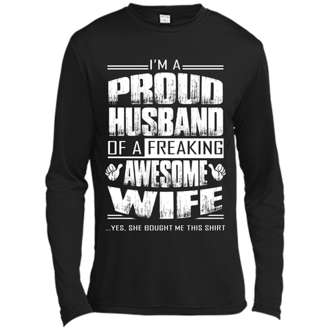 I am A Proud Husband Of A Freaking Awesome Wife cool shirt