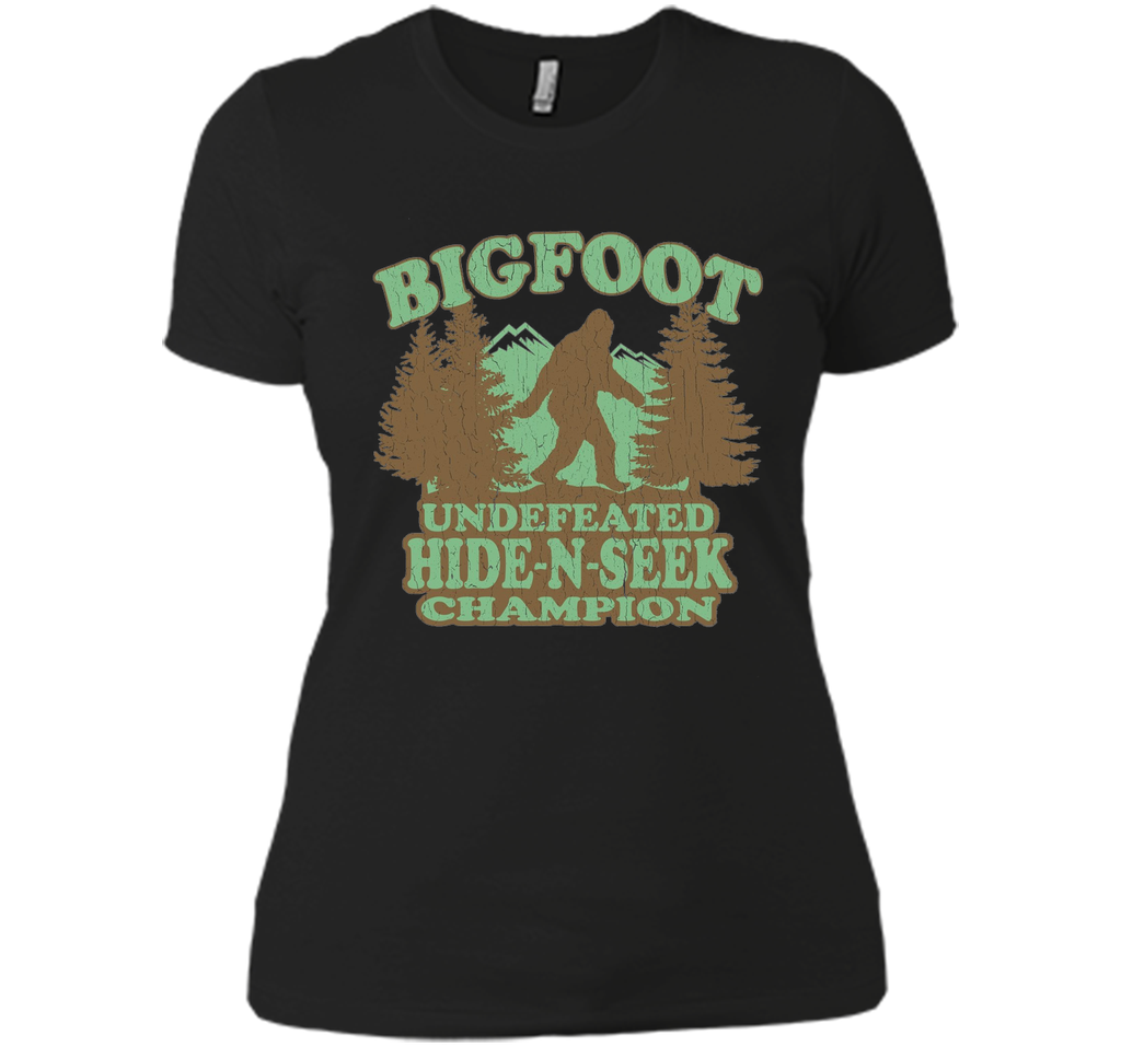 Bigfoot Hide-n-seek Champion T-shirt Funny Sasquatch Gift