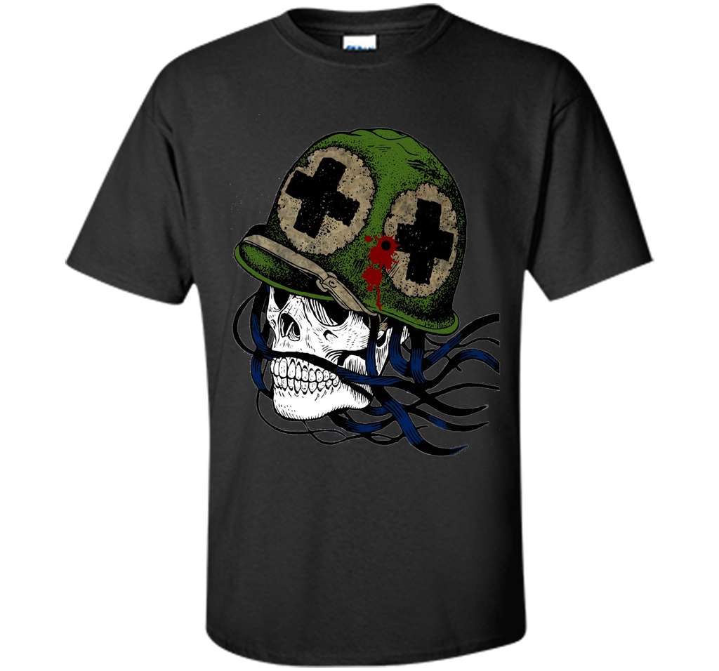 Army Skull T-Shirt Design