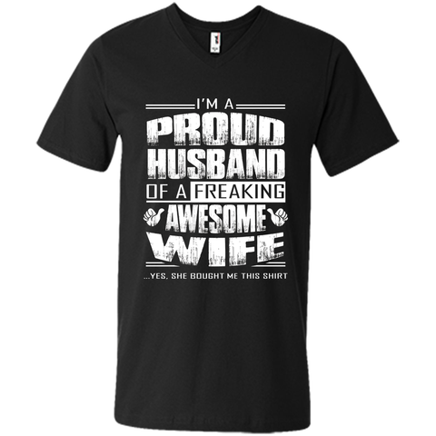 I am A Proud Husband Of A Freaking Awesome Wife cool shirt