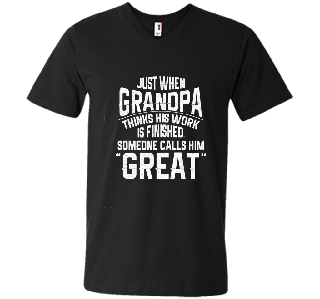 Men's Great Grandpa Family T Shirt