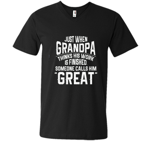 Men's Great Grandpa Family T Shirt