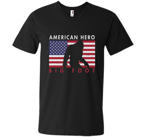 Distressed Style 4th of July American Sasquatch Tshirt