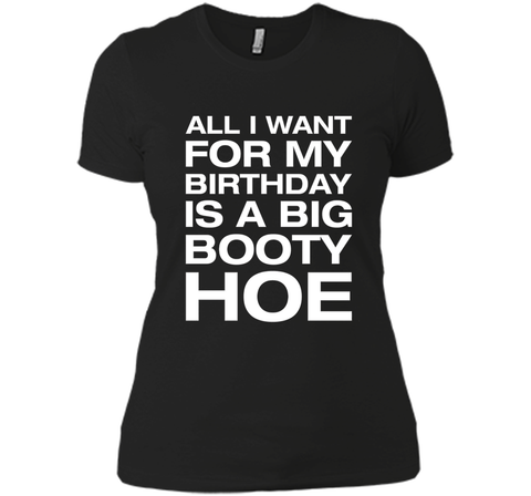All I Want For My Birthday Is A Big Booty Hoe Funny Shirt