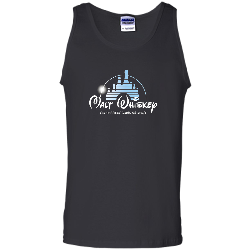 Malt Whiskey T-Shirt The Happiest Drink On Earth