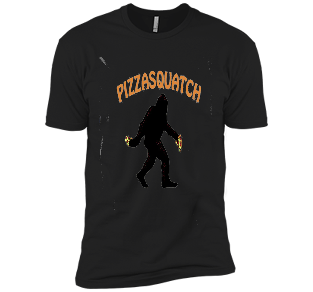 Pizza Sasquatch Bigfoot funny t-shirt gift t-shirt