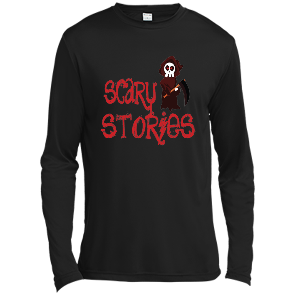Death and scary stories halloween Long Sleeve Moisture Absorbing Shirt