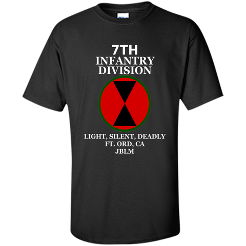 7th Infantry Division - Light, Silent, Deadly Army T-Shirt
