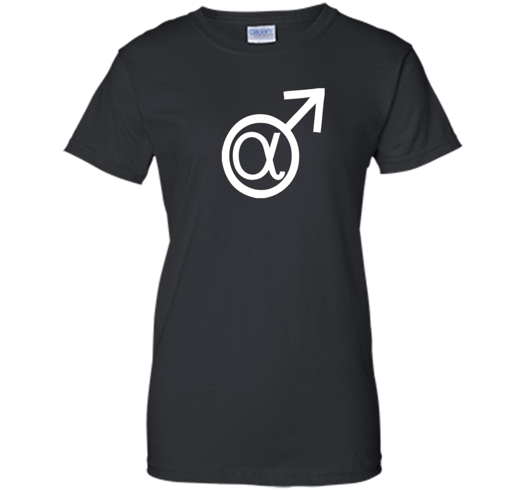 Alpha Male Symbols - Funny symbolic T-shirt for alpha males