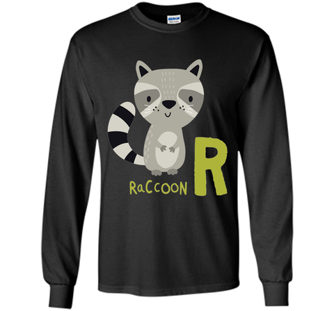 Alphabet Animals Raccoon T-Shirt