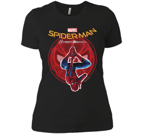 Marvel Spider-Man Homecoming Hanging Upside Down T-Shirt