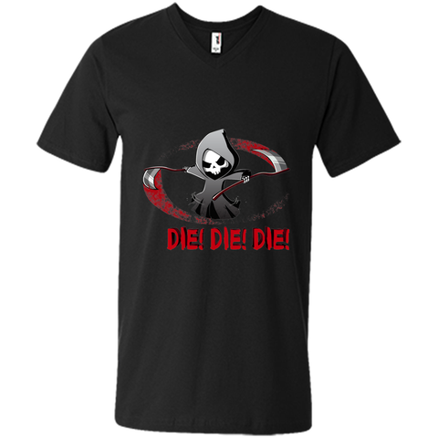 violent death halloween Mens Printed V-Neck T