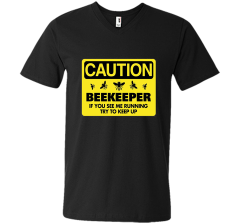 Beekeeper T-Shirt Beekeeping Shirt If You See Me Running Tee