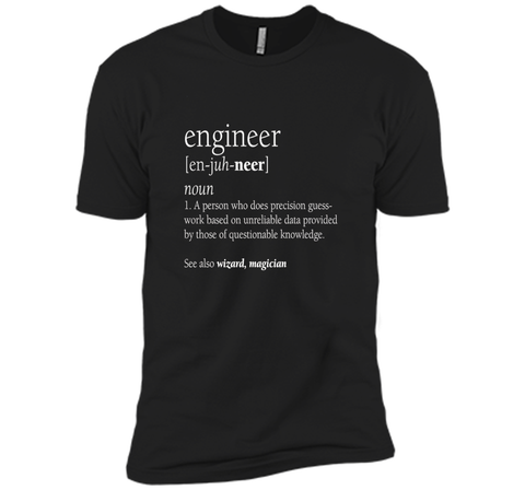 Engineer Definition T Shirt, Funny Engineering Gift