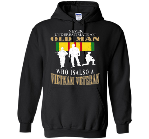 Men's Never underestimate OLD MAN is VIETNAM VETERAN TShirt