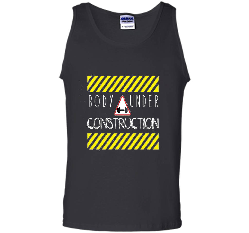 Body Under Construction Motivational Gym Workout Shirt