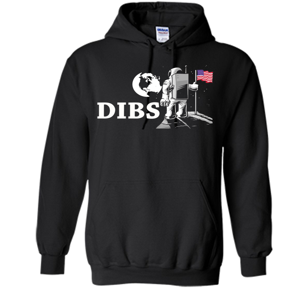 July 4th Dibs USA Flag On Moon Astronaut Space T-Shirt