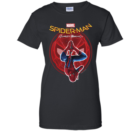 Marvel Spider-Man Homecoming Hanging Upside Down T-Shirt