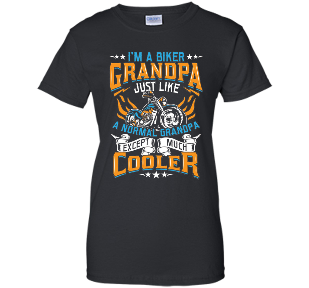 Men's Biker Grandpa Normal Except Much Cooler - Motorcyle T-Shirt