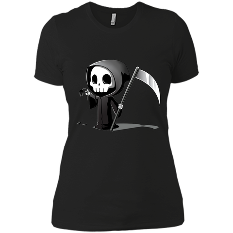 pushing up daisies halloween Next Level Ladies Boyfriend Tee