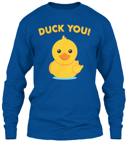Duck You Funny Autocorrect Cartoon
