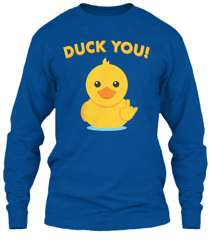 Duck You Funny Autocorrect Cartoon